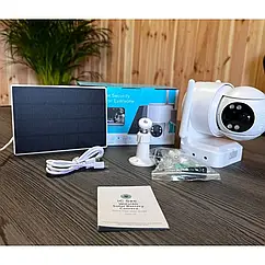 360 Камера З Сонячною Панеллю W06 2mp App ICSEE