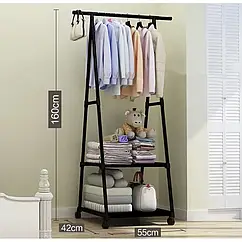 Підлогова вішалка COAT RACK TRAINGULAR багатофункціональна стійка для одягу