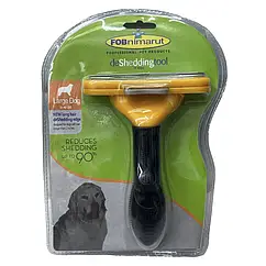Фурмінатор для вичісування підшерстка довгошерстих собак і котів 4 з кнопкою