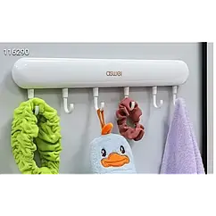 Настінна клейка вішалка з гачками Towel hook LY-839 для ванної кімнати та кухні