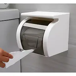 Настінні тримачі для туалетного паперу AND-10-60 портативні білий колір