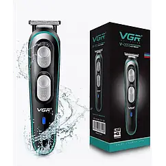 VGR Тример для бороди та вусів V055 60 хвилин роботи водонепроникний