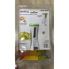 Овочерізка терка Sunkist spiral sliser для нарізки овочів і фруктів