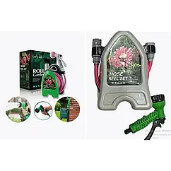 Гнучкий садовий шланг 10 м з пістолетом-розпилювачем AND LY-907 для поливу та зрошення