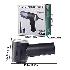 Автомобільний пилосос USB портативний бездротовий XL-938 120 Вт