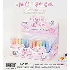 Акварельні маркери 6 кольорів NO983-1 водорозчинні нетоксичні