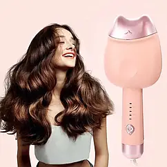 Щипці для завивки волосся 32 мм керамічна плойка трійний циліндр ROLL STICK XL-290 32 мм температура до 200 градусів