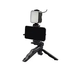 Відео світло для фотозйомки з кронштейном бездротова лампа AND HA-87 3000K 6000K