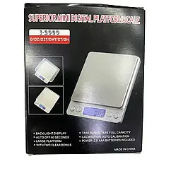 Ювелірні електронні ваги 0.01 до 500 г MH-267 з підсвіткою та автовідключенням