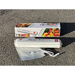 Вакуумний упаковник автоматичний білий 220 В 120 Вт