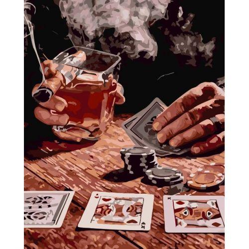 Картина за номерами "Покер Віски Сигара" 40х50 см [tsi278480-TSI], фото 1