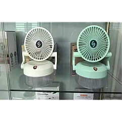 Вентилятор міні з зволоженням Fan AND1317 2 швидкості 3 режими роботи