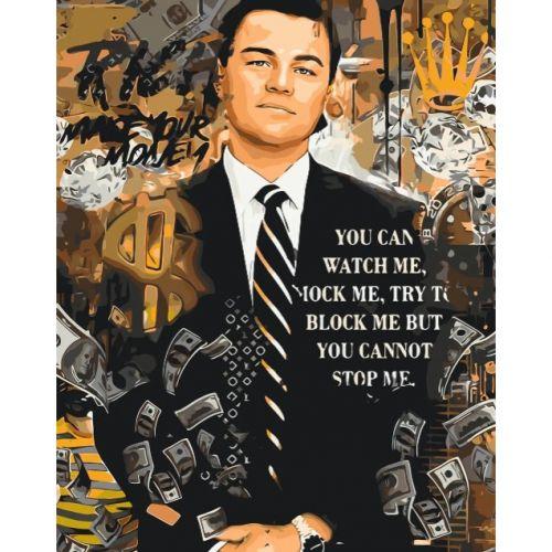 Картина за номерами "Леонардо Ді Капріо" 40х50 см [tsi278497-TSI], фото 1