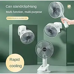 Вентилятор Міні USB з прищепкою AND XL-1293 провідний настільний 360 градусів