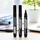 Скошений перманентний маркер Чорний CENTROPEN Упаковка 10 шт., фото 3