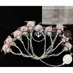 Гірлянда музична Дід Морозик USB 10LED 2,5 м теплий мікс