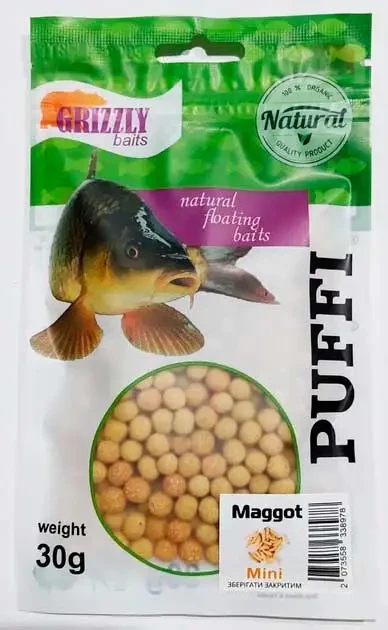 Пуфик Grizzly Puffi Mini 30g Maggot