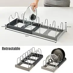 Розширювальний тримач для кришок з нержавіючої сталі DISH RACK