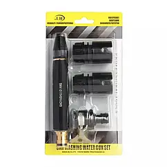 Регульований розпилювач з'єднувач насадки для миття автомобіля газону саду LY-277 3 режими розпилення 360 градусів обертання