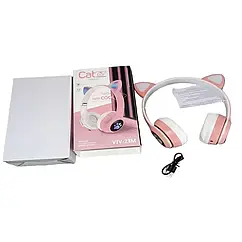 Дитячі навушники з підсвіткою VIN-23 світлодіоди регульований об'єм