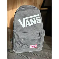 Рюкзак VANS Realm чорний з кишенею для ноутбука та сітчастими боковими кишенями