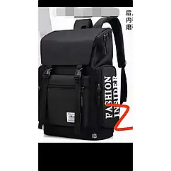 Рюкзак міський 669 чорний 25 л водовідштовхувальний легкий