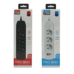 Європейська мережна зарядка 4 розетки socket AND-16-20 16А 250В