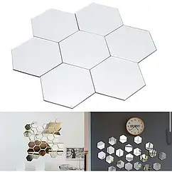 Зеркальні елементи для декору наклейка настінна 200*230 115