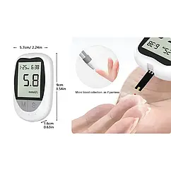 Вимірювач рівня глюкози в крові тест-смужки 50 штук для аналізу