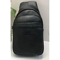 Сумка чоловіча чорна Backpack for men AND JASPER шкіра 2136