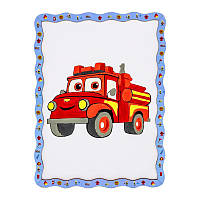 Дитячий набір для розпису по дереву "Пожежна машина" Puz-22954 формат А4