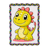 Дитячий набір для розпису по дереву "Динозаврик" Puz-22946 формат А4