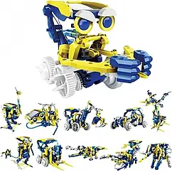 Конструктор робот на сонячних батареях Solar Robot Animals 14 в 1 з рухомими частинами і простим збором