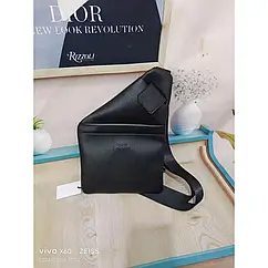 Кожана сумка Backpack AND JASPER 2010 чорна замша 2 відділення