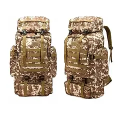 Тактичний рюкзак армійський 80л 85л з кількома відділеннями та водовідштовхувальним матеріалом