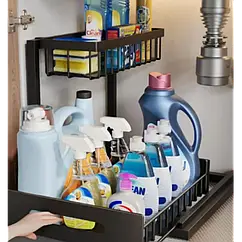 Кухонний стелаж Сушарка для посуду AND-103 10 осередків 30 см