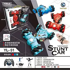 Машина перевертач на радіоуправлінні YL-51 швидкість до 20 кмгод світлодіоди