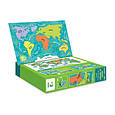 Навчальний набір DoDo Магнітна мапа світу тварини (200267), фото 7