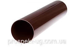 Труба пластикова водостічна Profil 100 коричнева 3м