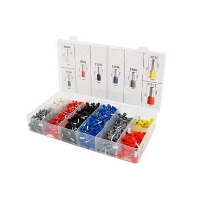 Затиск для клем Voltronic HCS8 6-4A, red + набір кабельних наконечників (HCS8 6-4A+VE1200), фото 1