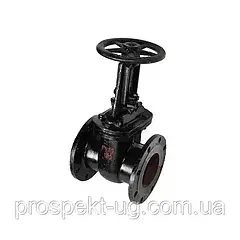 Засувка 30ч6бр Ду100 Ру10 чавунна фланцева