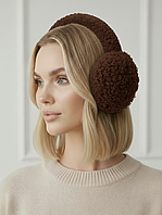 Хутряні навушники Lama Premium коричневі