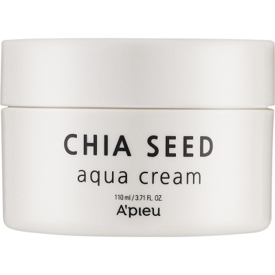 Крем для обличчя A'pieu Chia Seed Aqua Cream Для зволоження шкіри з насінням чіа 100 мл (8806185791007), фото 1