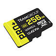 Карта пам'яті Team 256GB microSDXC class 10 UHS-I U3 V30 A1 Pro+ (TPPMSDX256GIA2V3003), фото 2