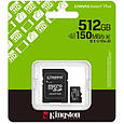 Карта пам'яті Kingston 512GB microSDXC class 10 UHS-I U3 V30 A1 Canvas Select Plus (SDCS3/512GB), фото 3