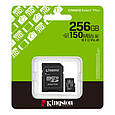 Карта пам'яті Kingston 256GB microSDXC class 10 UHS-I V10 A1 Canvas Select Plus (SDCS3/256GB), фото 3