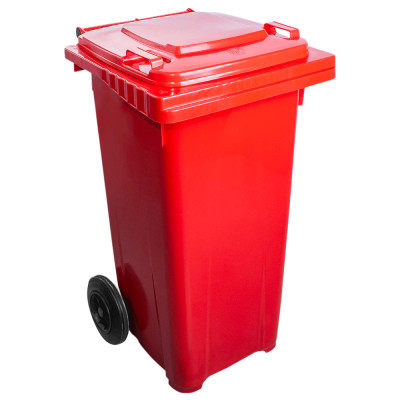 Контейнер для сміття Алеана Євро Червоний 120 л (20592), фото 1