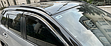 Дефлектори вікон із хром молдингом, вітровики Toyota Rav-4 2019- (неірж смуга), фото 6
