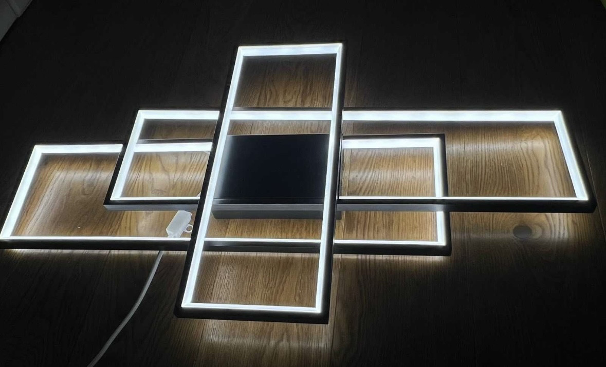 Світлодіодна люстра з пультом 110 Вт(Amazon), фото 1