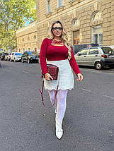 Жіночий лонгслів великого розміру Розміри: 48-50, 52-54, 56-58, фото 5